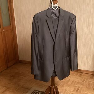 Men's Classic Dark Gray Suit Jacket - Tailored Look